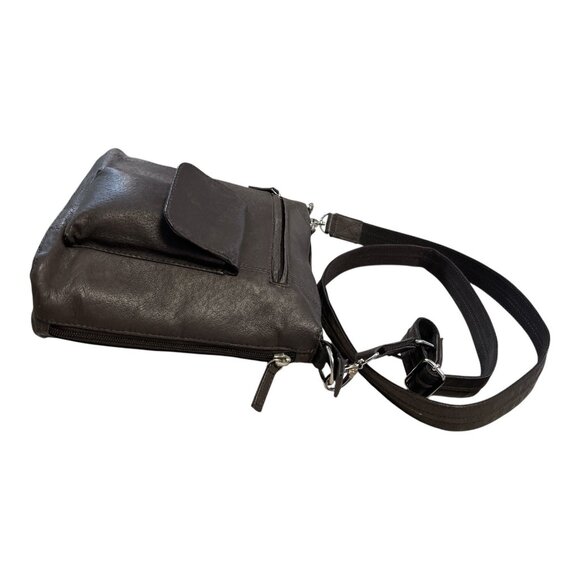 Gun Tote’n Mamas Concealed Carry Brown Faux Leather Crossbody Bag – 2012 – Adjus - Picture 4 of 10